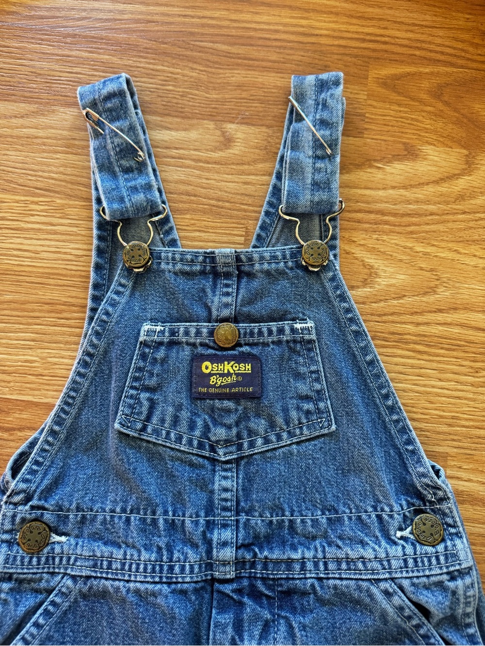 Vintage OshKosh B'gosh Blue Denim Kids Overalls